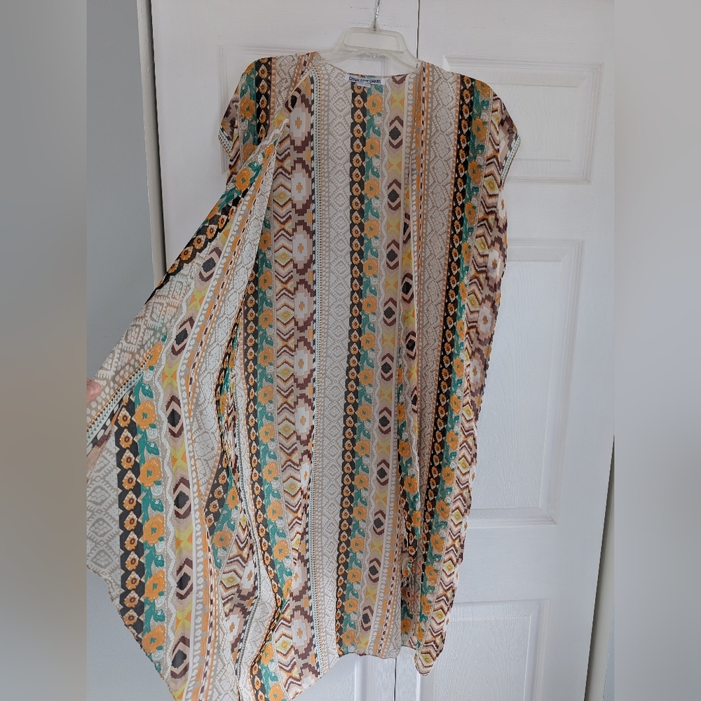 Woman's Multicolor Swim Coverup